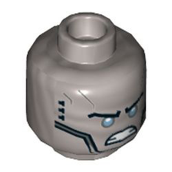 Mini Head Number 2500 Silver Metallic