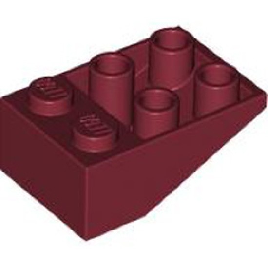 Roof Tile 2x3/25 Degree Inverted Dark Red