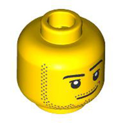 Mini Head Number 2523 Bright Yellow
