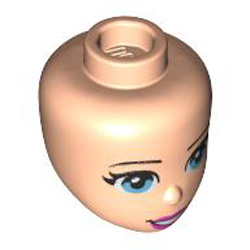 Mini Doll Head Number 127 Light Nougat