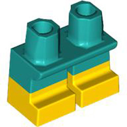 Mini Leg Part Number 3 Bright Bluish Green