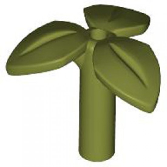 Plant with 3.2 Shaft 1.5 Hole Number 1 Olive Green