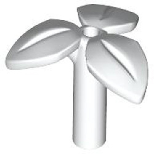 Plant with 3.2 Shaft 1.5 Hole Number 1 White