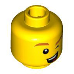 Mini Head Number 2543 Bright Yellow