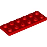 Plate 2x6 Bright Red