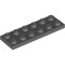 Plate 2x6 Dark Stone Grey