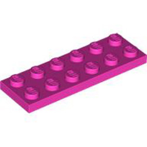 Plate 2x6 Bright Purple