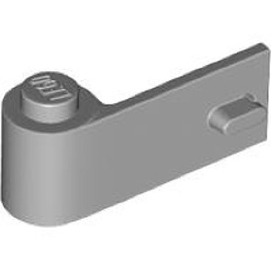 Left Door 1x3 Medium Stone Grey