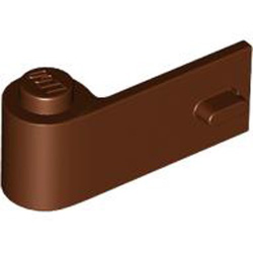 Left Door 1x3 Reddish Brown