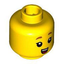 Mini Head Number 2545 Bright Yellow