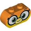 Design Brick 1x3x1 1/3 Number 1 Bright Orange