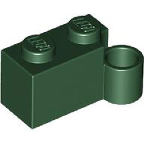 Hinge 1x2 Lower Part Earth Green