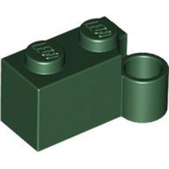 Hinge 1x2 Lower Part Earth Green