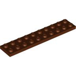 Plate 2x10 Reddish Brown