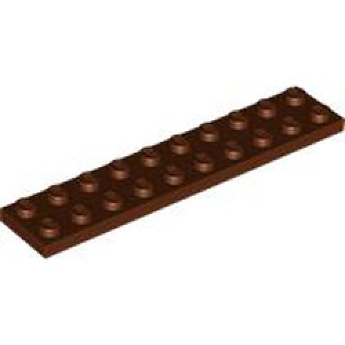 Plate 2x10 Reddish Brown