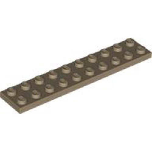 Plate 2x10 Sand Yellow