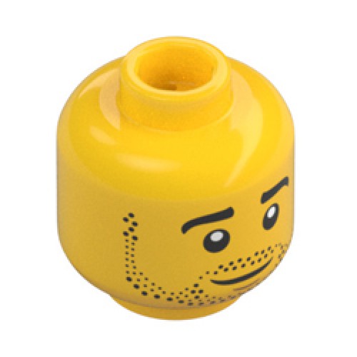Mini Head Number 2594 Bright Yellow