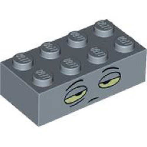 Brick 2x4 Number 1015 Sand Blue