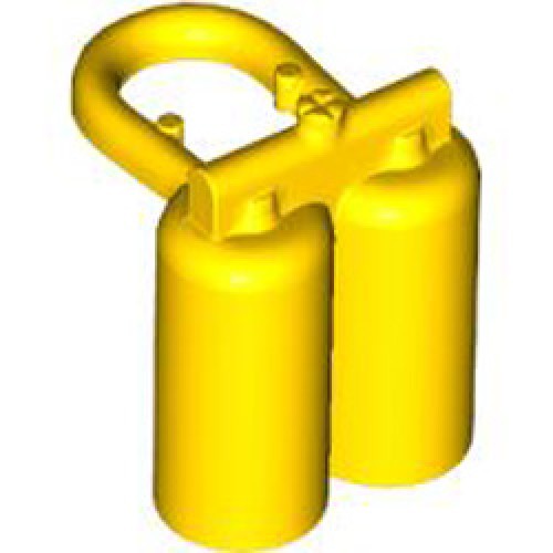Mini Oxygen Bottles Bright Yellow