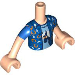 Torso Boy with Arm Number 113 Light Nougat Torso Boy with Arm Number 113 Light Nougat