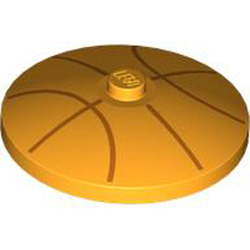 Round Plate Diameter 32x6.4 Number 39 Flame Yellowish Orange