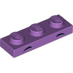 Plate 1x3 Number 21 Medium Lavender