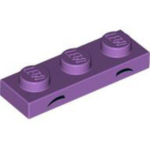 Plate 1x3 Number 21 Medium Lavender