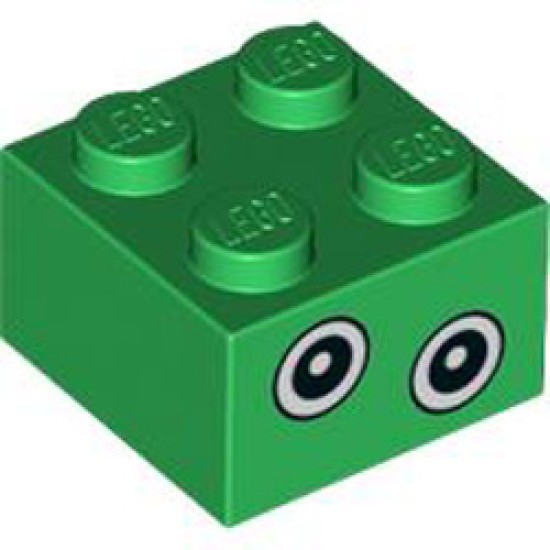 Brick 2x2 Number 116 Dark Green