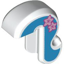 Designing Plate 1x2x2 Number 12 White