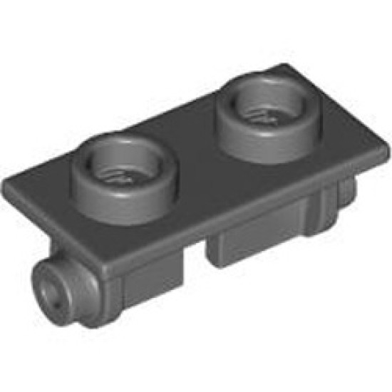 Plate 1x2 (Rocking) Dark Stone Grey