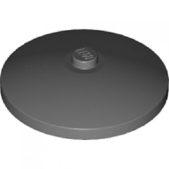 Round Plate Diameter 32x6.4 Dark Stone Grey