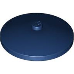 Round Plate Diameter 32x6.4 Earth Blue
