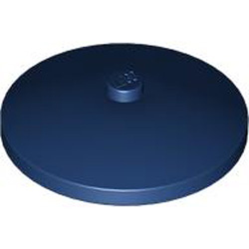 Round Plate Diameter 32x6.4 Earth Blue