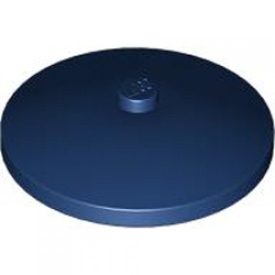 Round Plate Diameter 32x6.4 Earth Blue