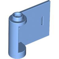 Right Door with Knob Hinge 1x3x2 Number 1 Medium Blue