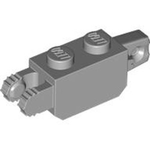 Brick 1x2 Friction / Stub / Fork Vertical Medium Stone Grey Brick 1x2 Friction / Stub / Fork Vertical Medium Stone Grey