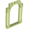 Wall 1x6x7 with Arch Spring Yellowish Green