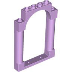 Wall 1x6x7 with Arch Lavender
