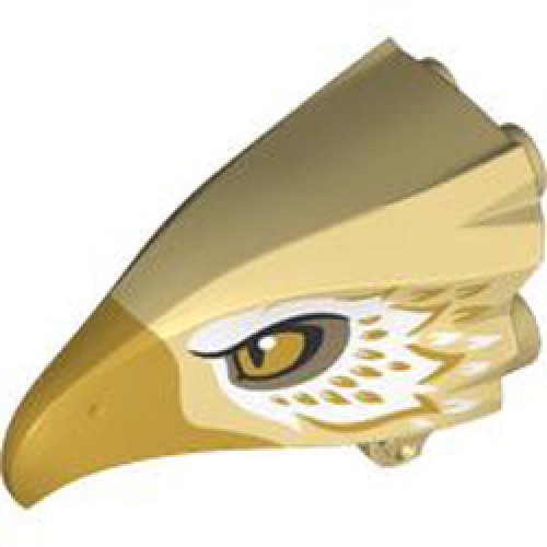 Creature Head Number 45 Brick Yellow