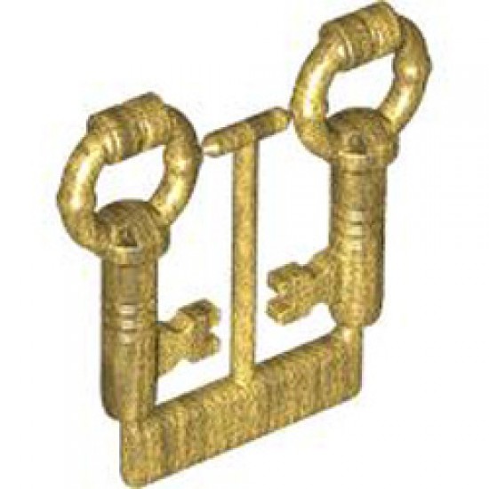 Antique Key (2 Pieces) Warm Gold