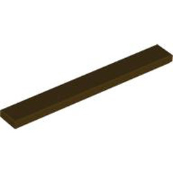 Flat Tile 1x8 Dark Brown