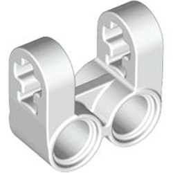 Technic Cross Block / Fork 2x2 White