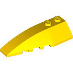 Left Shell 2x6 with Bow / Angle Bright Yellow