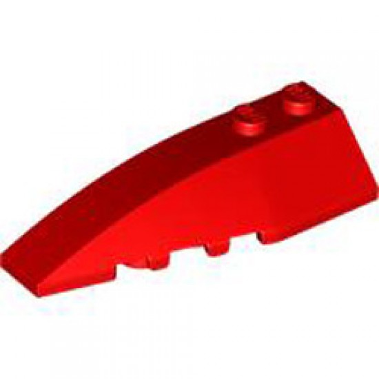 Left Shell 2x6 with Bow / Angle Bright Red