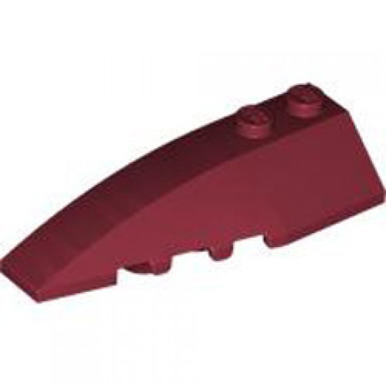 Left Shell 2x6 with Bow / Angle Dark Red
