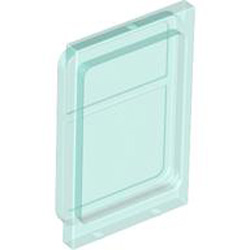 Glass for Door Transparent Light Blue