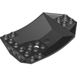 Shell 6x8x2 with Bow / Angle / Reverse Black