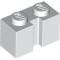 Brick 1x2 with Groove White