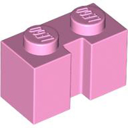 Brick 1x2 with Groove Light Purple