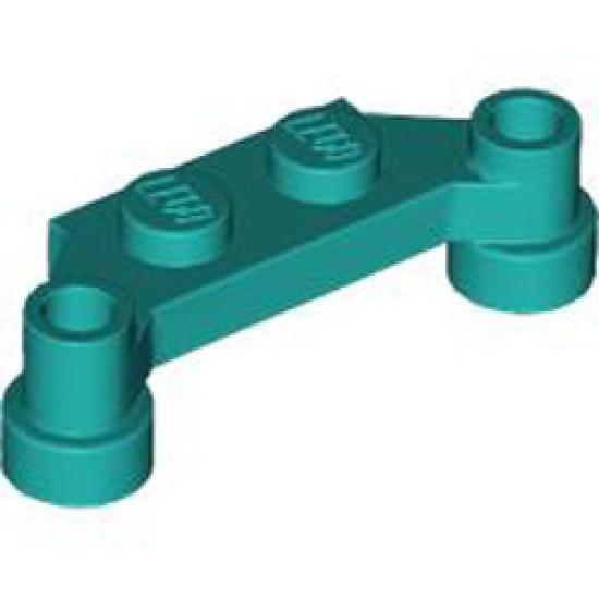 Plate 1x4 Split-level Bright Bluish Green